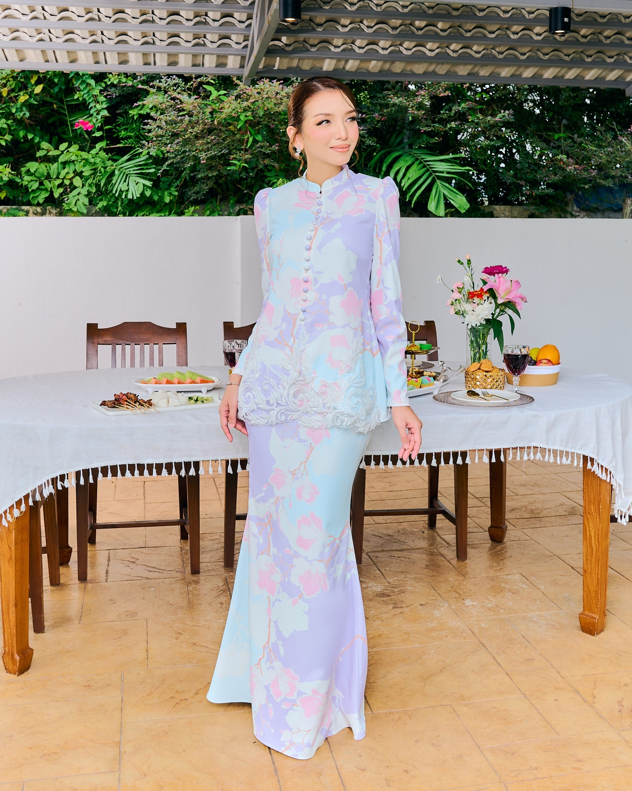 LEONA KURUNG - PURPLE LILAC